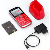 Кнопочный телефон Maxvi B6ds up (красный)