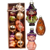 Елочная игрушка Inge's Christmas Glass miniatures Ведьма, заяц, кот 66359P003_4
