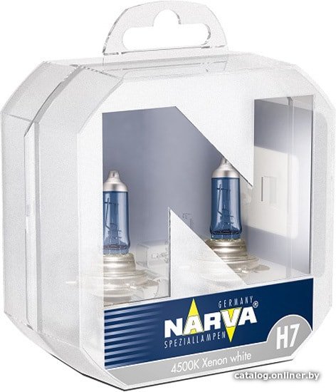 Галогенная лампа Narva H7 Range Power White 2шт