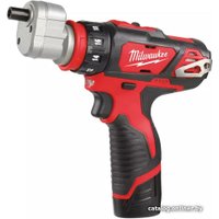 Дрель-шуруповерт Milwaukee M12 BDDXKIT-202C 4933447836 (с 2-мя АКБ, кейс)
