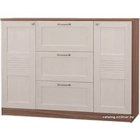 Стенка MLK Лестер гостиная (ясень шимо темный/бодега светлый) в Пинске