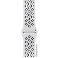 Умные часы Apple Watch Nike Series 7 45 мм (звездный свет/чистая платина,черный)