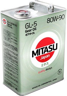 

Трансмиссионное масло Mitasu MJ-431 GEAR OIL GL-5 80W-90 4л