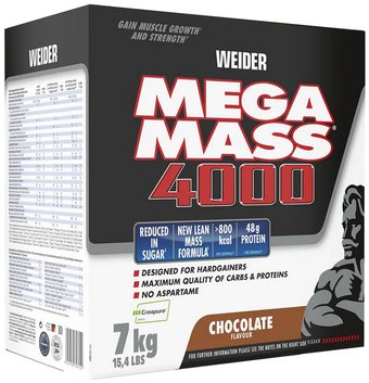 Гейнер Weider Mega Mass 4000 (шоколад, 7 кг)
