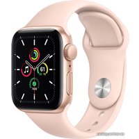 Умные часы Apple Watch SE 40 мм (алюминий золотистый/розовый песок)