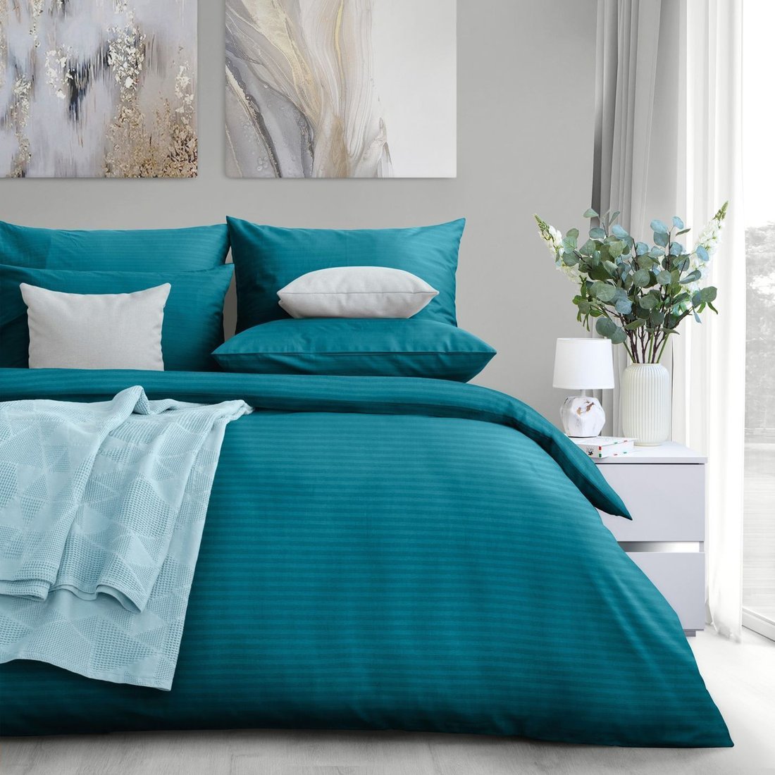 Евро комплект постельного белья Verossa Stripe Евро 929794 (50x70, 2шт, 70x70, 2шт, Blumarine)