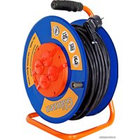 Удлинитель на катушке Glanzen EB-50-010 (50 м, синий) в Могилеве