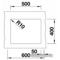 Кухонная мойка Blanco Subline 500-U 525995 (черный)