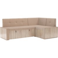 Угловой диван Мебель-АРС Таллин 191x83x121 (бежевый Luna 061)