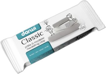 Глина для лепки Darwi Classic 500 г (белый)