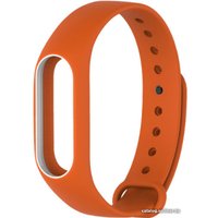 Ремешок Xiaomi для Mi Band 2 (оранжевый/белый)