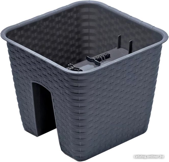 Кашпо Prosperplast Ratolla Square DRLB280-S433 (антрацит)