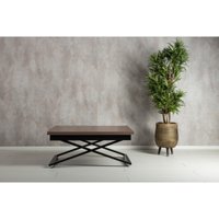 Стол-трансформер Levmar Apollo D69/S53 (дуб шамони темный/черные опоры)