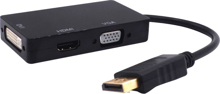 

Адаптер USBTOP DisplayPort – HDMI/VGA/DVI