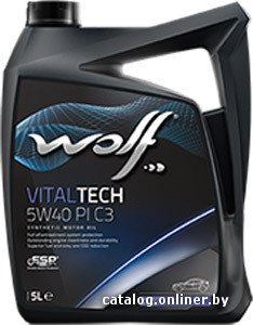Моторное масло Wolf Vital Tech 5W-40 PI C3 1л