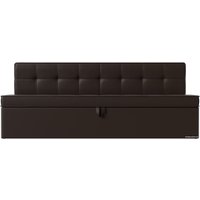 Диван Лига диванов Техас 340 (экокожа коричневый)