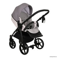 Универсальная коляска Tutis Novo (2 в 1, 043, pearl metalic/grey reflective print)