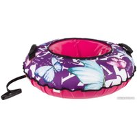 Тюбинг Snowstorm BZ-90 Butterfly W112869 (90см, фиолетовый/розовый)