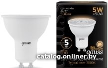 Светодиодная лампочка Gauss GU10 5Вт 3000K 101506105