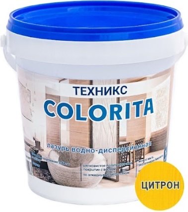 

Лазурь Техникс Colorita ВД-АК-1 1 кг (цитрон)