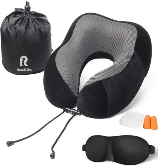 

Подушка для путешествий RoadLike Travel Kit Velvet 292242 (черный)