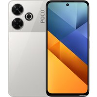 Смартфон POCO M6 6GB/128GB с NFC международная версия (серебристый)