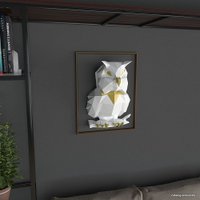 PaperCraft PAPERRAZ Сова Пухля (белый)