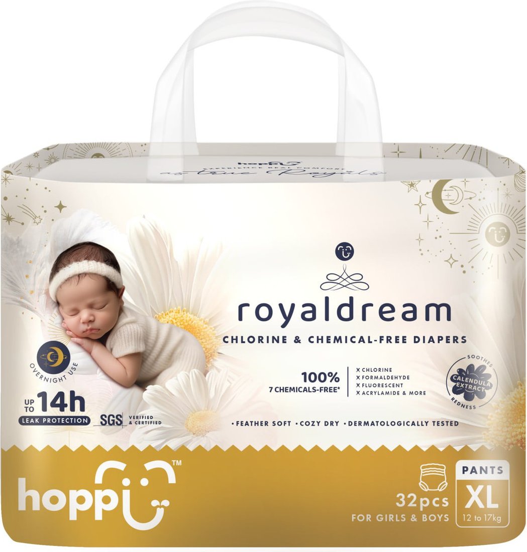 Трусики-подгузники Hoppi RoyalDream XL 12-17кг HB-041-XL (32шт)