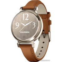 Умные часы Garmin Lily 2 Classic (кремовое золото/коричневый)
