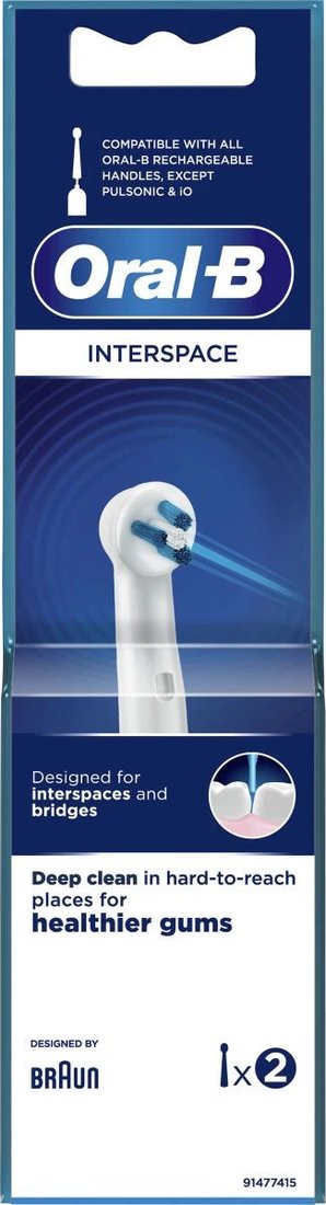 

Сменная насадка Oral-B Interspace IP17-2 (2 шт, белый) 4210201853893