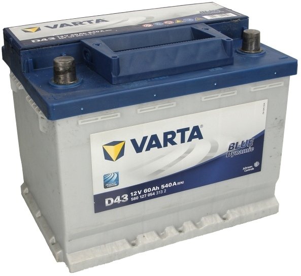 

Автомобильный аккумулятор Varta Blue Dynamic D43 560 127 054 (60 А/ч)