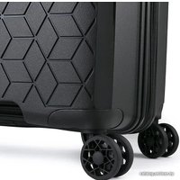 Чемодан-спиннер Verage Diamond 78 см (черный матовый)