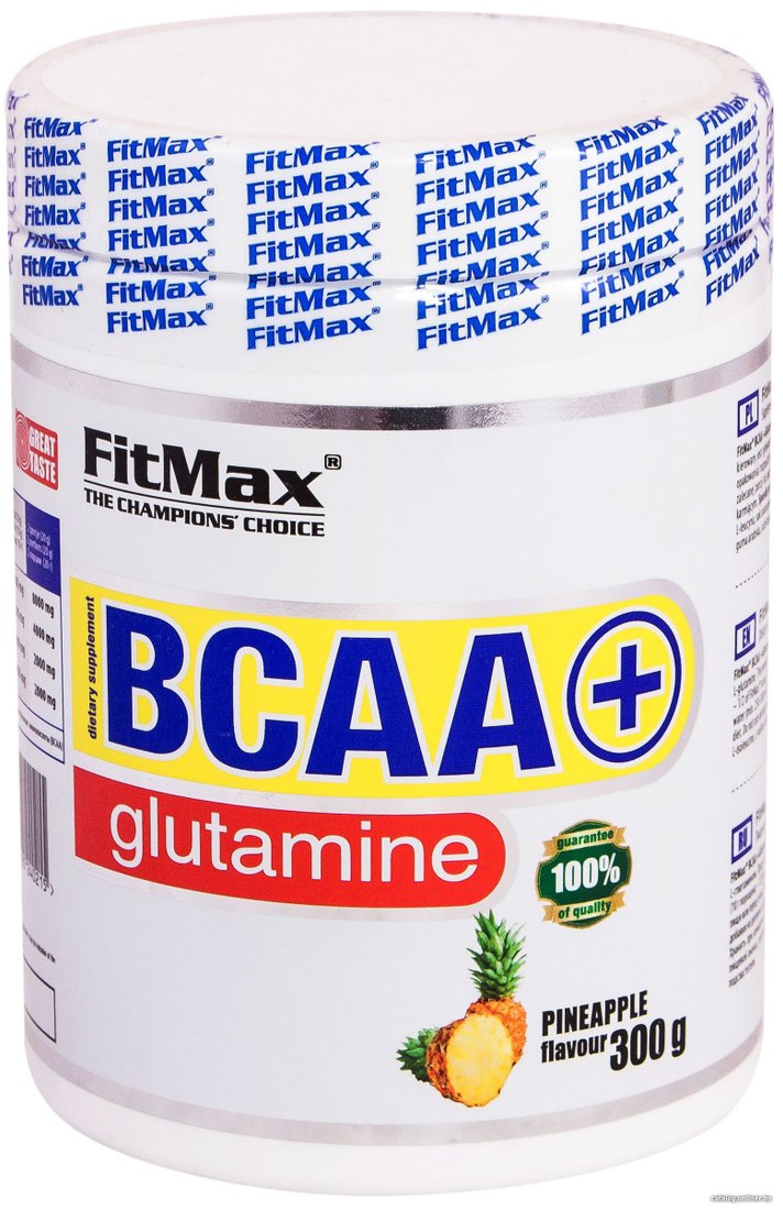 BCAA Fitmax BCAA + Glutamine (ананас, 300г)