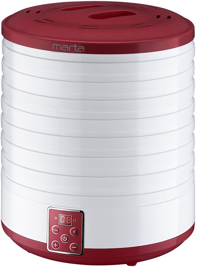 

Сушилка для овощей и фруктов Marta MT-1878 (бордовый гранат)
