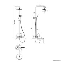 Душевая система  FRAP F2467-6
