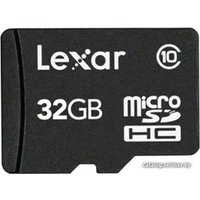 Карта памяти Lexar LFSDM10-32GABC10 microSDHC 32GB