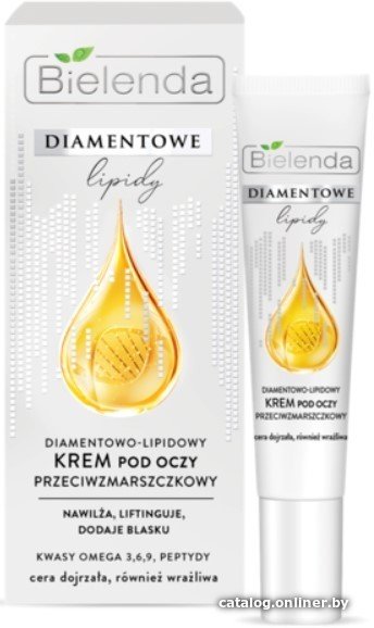 Bielenda Крем для век Diamond Lipids Против морщин Алмазнолипидный 15 мл