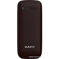 Кнопочный телефон Maxvi K20 (коричневый)