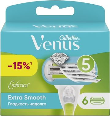 

Сменные кассеты для бритья Gillette Venus Embrace (6 шт) 7702018511921