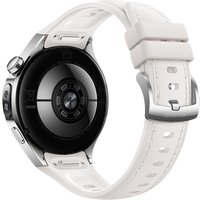 Умные часы Huawei Watch 5 42 мм (серебристый, с белым силиконовым ремешком, международная версия)