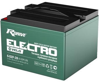 Тяговый аккумулятор RDrive Electro Velo 6-DZF-28 (40 А·ч)