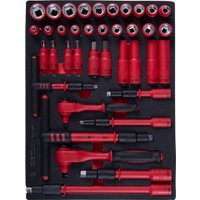 Набор головок слесарных King Tony 9-55VE01MRV