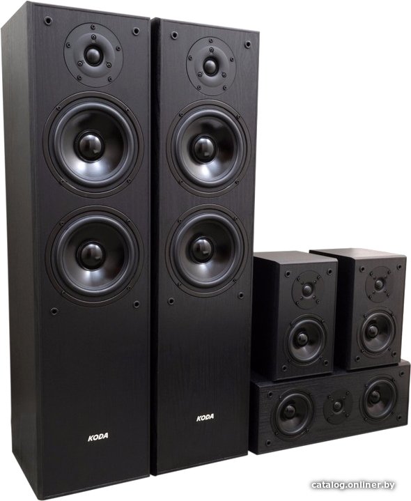 Комплект акустики KODA AV-707 MKII (черный)