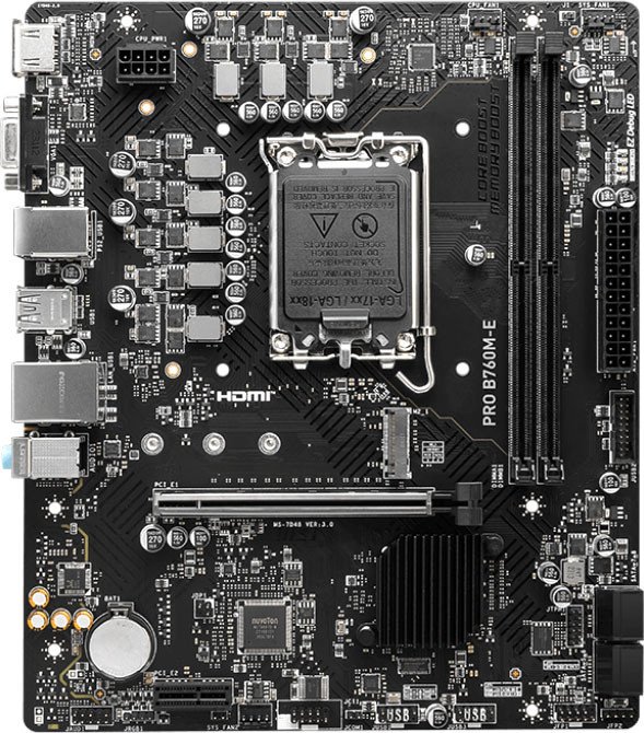 

Материнская плата MSI Pro B760M-E