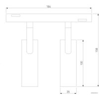 Трековый светильник Elektrostandard 85046/01 (черный)