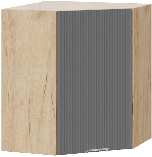 

Шкаф навесной Трия Кимберли 1В6У (дуб крафт золотой/титан)