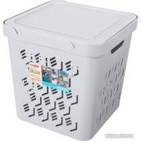 Ящик для хранения Econova Deluxe 18 л 433242730 (светло-серый)