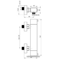 Смеситель Rubineta Thermo-12 H2S0008