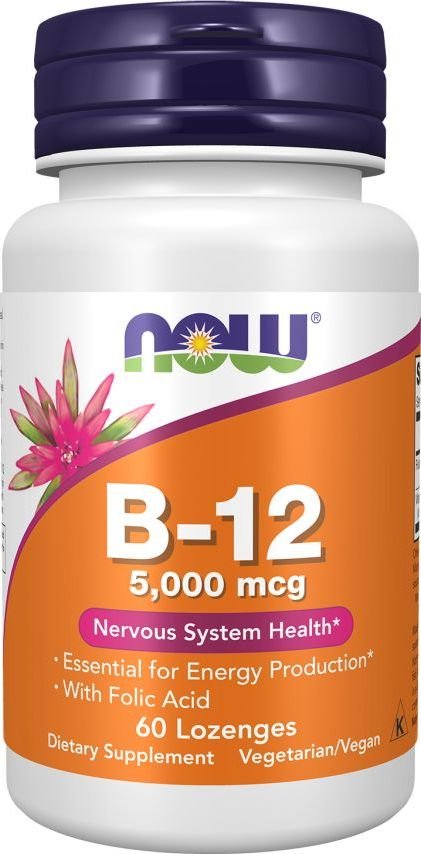 Витамин Now Foods Vitamin B-12 5000 mcg (60 капсул)