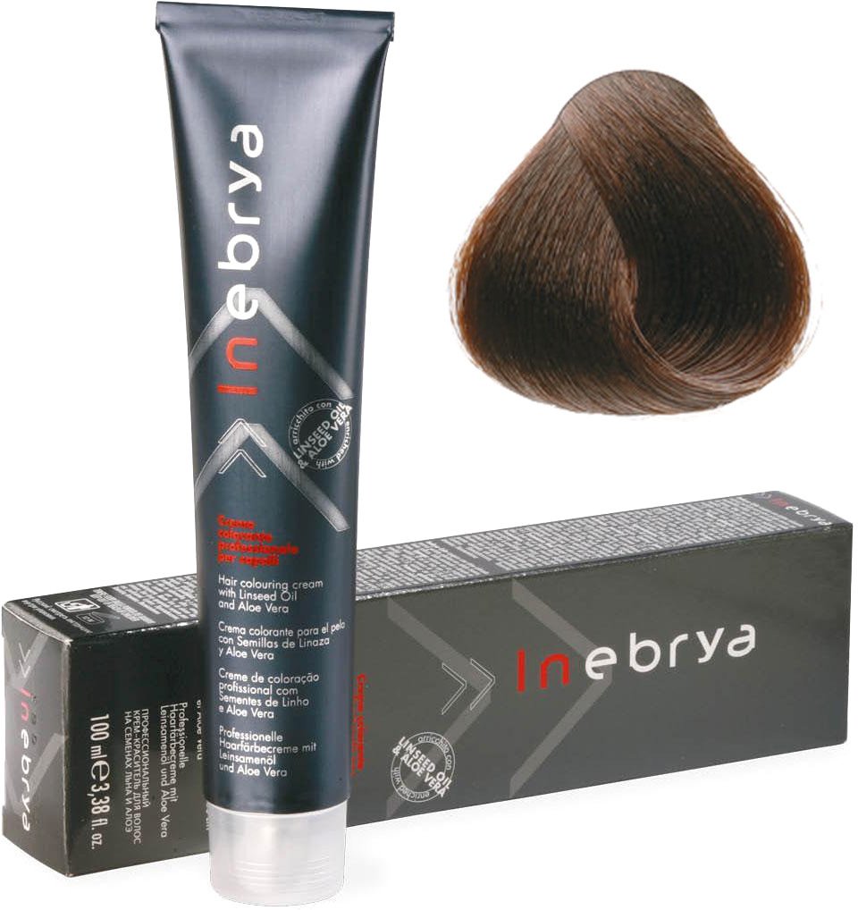 

Крем-краска для волос Inebrya Color 5/0 светлый каштан